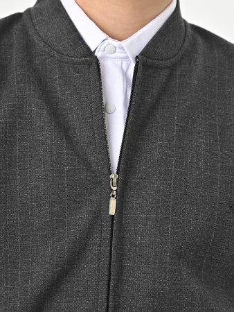 5010 Жакет д/м (серый весь размерный ряд)