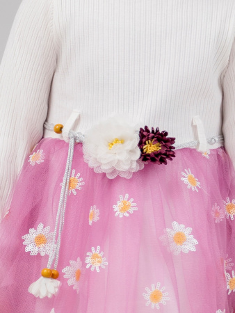 13222 Платье (белый,фиолетовый весь размерный ряд)