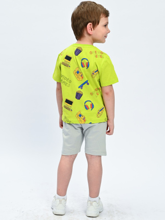 2079/1 Футболка д/м (салат размер 110)