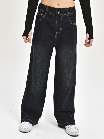 H512-Ch Джинсы д/д (черный весь размерный ряд)