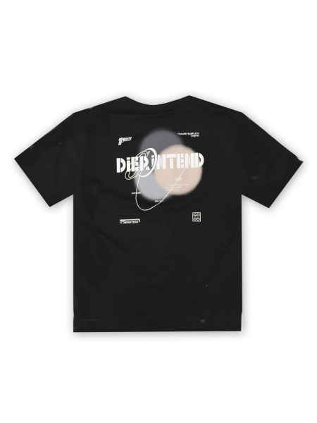 4586 Футболка д/м (черный весь размерный ряд)