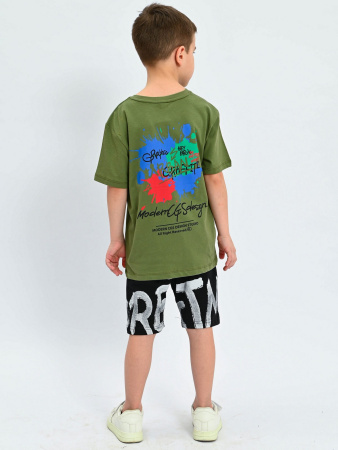 2287 Футболка д/м (хаки весь размерный ряд)