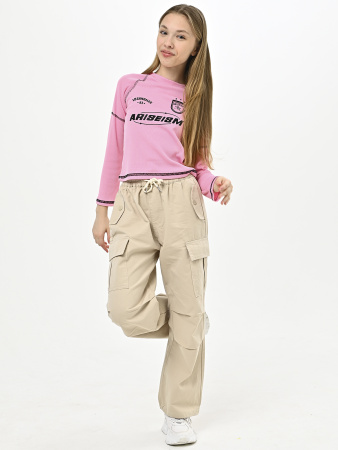 7708KG Брюки карго (кремовый весь размерный ряд)