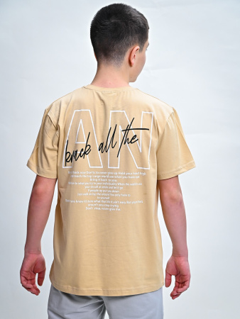 2294 Футболка д/м (бежевый весь размерный ряд)