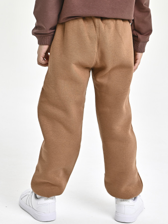 8019-B Брюки спорт утепл. д/м (коричневый 128)