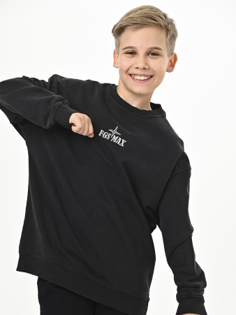 5007-F Толстовка д/м (черный весь размерный ряд)