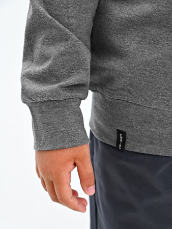 2571 Поло дл.р. д/м (темно-серый весь размерный ряд)