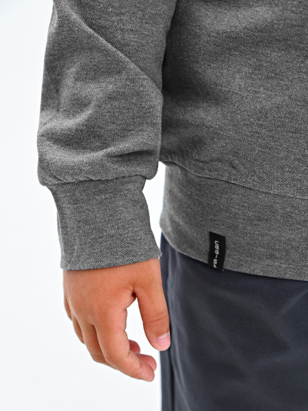 2571 Поло дл.р. д/м (темно-серый весь размерный ряд)