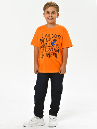 3060 Футболка д/м (оранжевый весь размерный ряд)