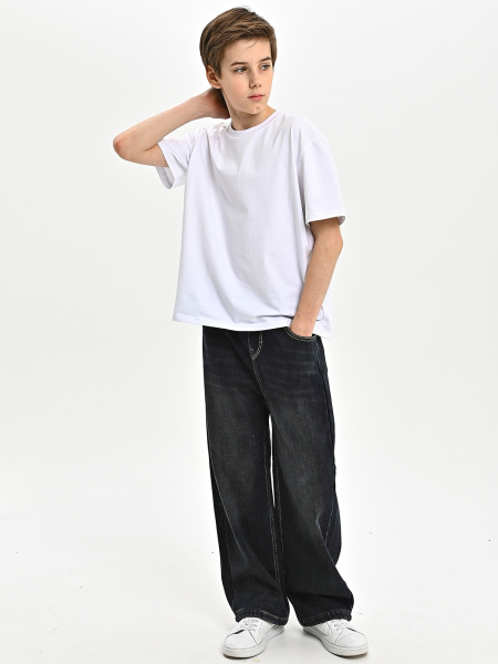 25388-Ch Джинсы утепленные д/м (темно-синий 31(165))