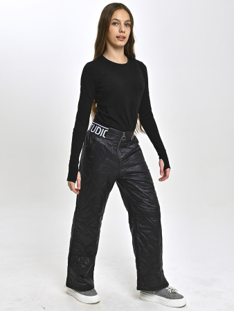 2378S Брюки болоневые д/д (черный весь размерный ряд)