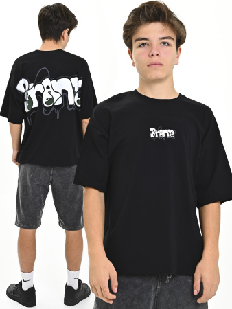 4583 Футболка д/м (черный весь размерный ряд)