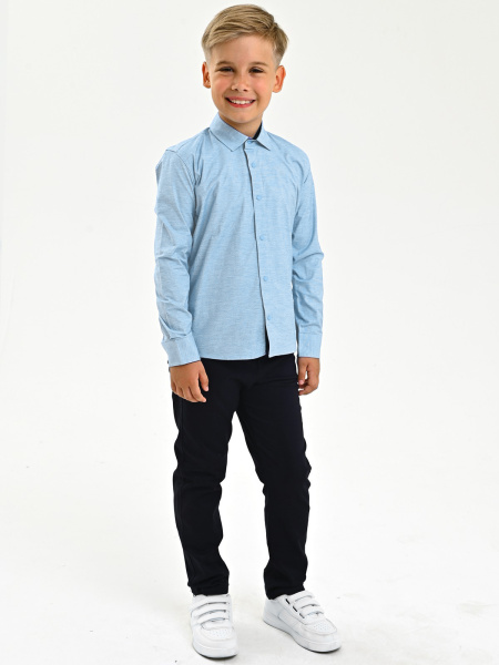 2684 Рубашка дл.р. д/м (светло-голубой весь размерный ряд)