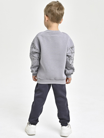 225469 Толстовка утепл. д/м (серый весь размерный ряд)