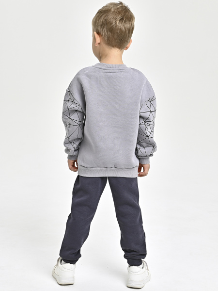 225469 Толстовка утепл. д/м (серый весь размерный ряд)