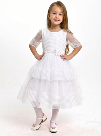 88005-Ch Платье д/д (белый 98)