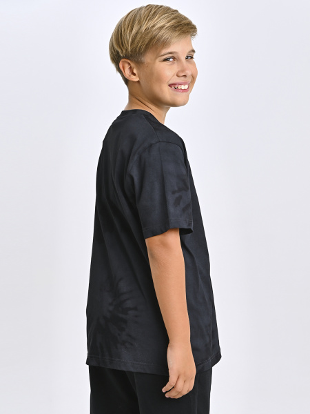 5470 Футболка д/м (черный весь размерный ряд)