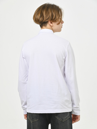 4964 Поло дл.р. д/м (белый весь размерный ряд)