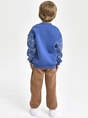 225469 Толстовка утепл. д/м (синий весь размерный ряд)