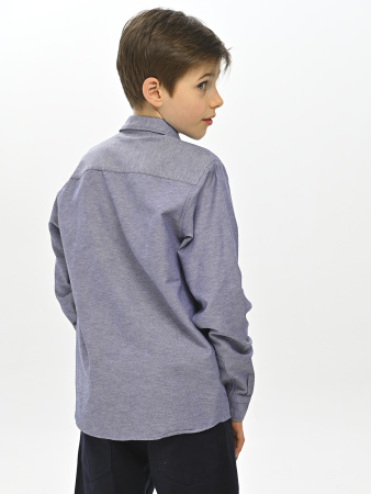 4025 Рубашка дл.р. д/м (батал) (серый весь размерный ряд)