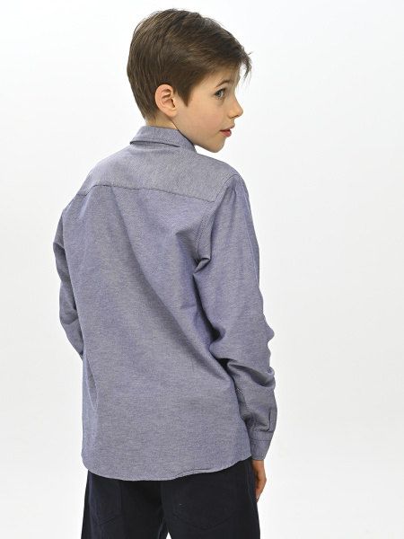 4026 Рубашка дл.р. д/м (батал) (серый весь размерный ряд)