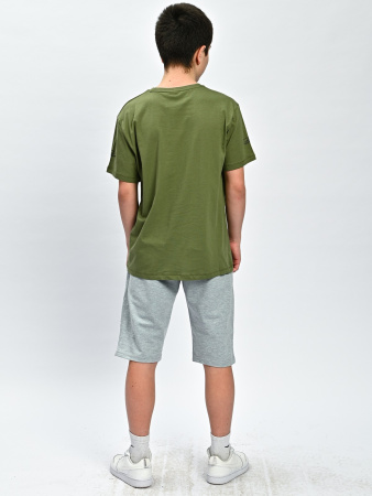 2231 Футболка д/м (хаки весь размерный ряд)