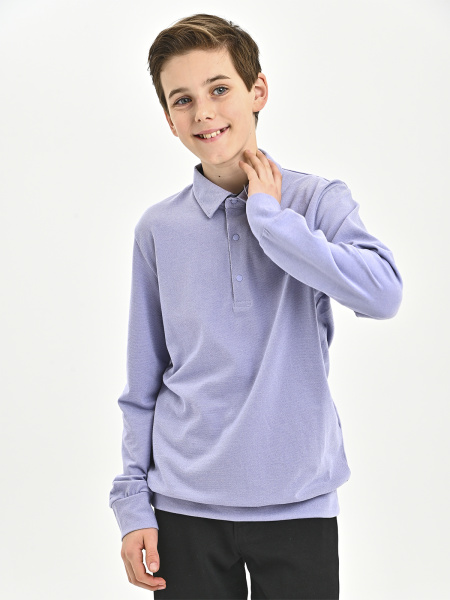 4257 Поло д/м дл.р. (серый весь размерный ряд)