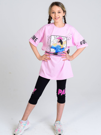 0036 Туника д/д (розовый размер 152)