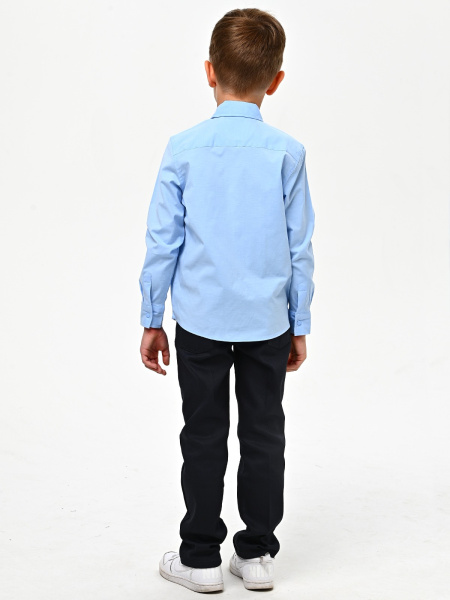 2583 Рубашка дл.р. д/м (голубой весь размерный ряд)