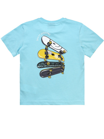 4490 Футболка д/м (бирюзовый весь размерный ряд)