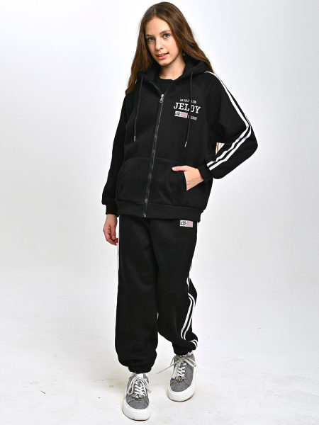 5057-Ch Костюм утепленный д/д (черный весь размерный ряд)