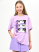 10520 Футболка д/д (сиреневый 134)