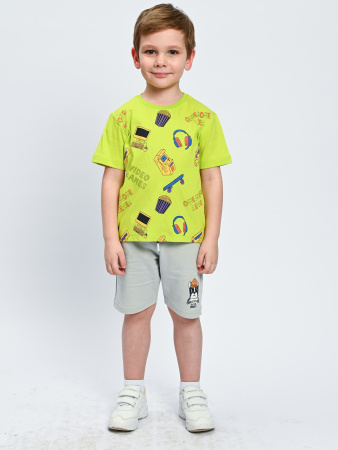 2079/1 Футболка д/м (салат размер 110)