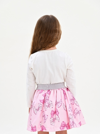 2765 Костюм д/д (крем/розовый размер 1г)