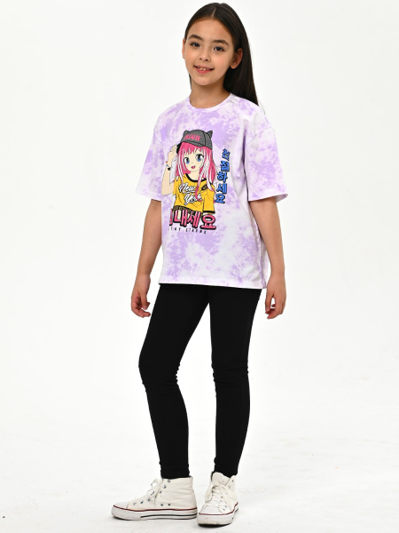 10536 Футболка д/д (сиреневый весь размерный ряд)