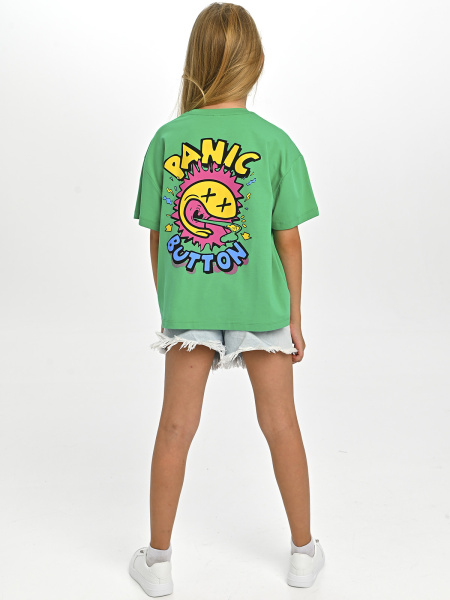 10447 Футболка д/д (изумруд размер 140)