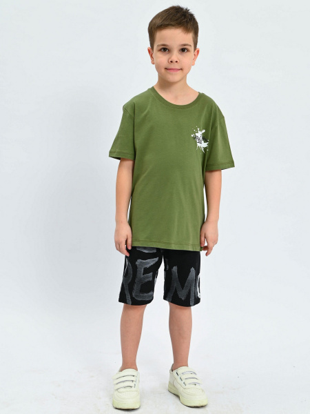 2286 Футболка д/м (хаки размер 128)