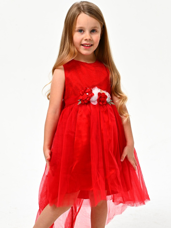 857 Платье д/д (красный весь размерный ряд)
