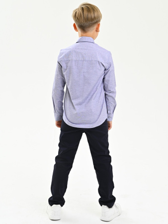 2675 Рубашка дл.р. д/м (серый весь размерный ряд)