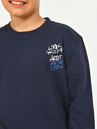 2839 Джемпер д/м (темно-синий весь размерный ряд)