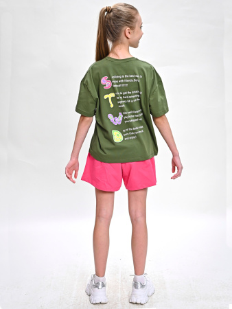 10354 Футболка д/д (хаки весь размерный ряд)