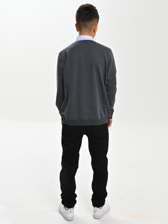 2469 Джемпер/обманка д/м (серый весь размерный ряд)