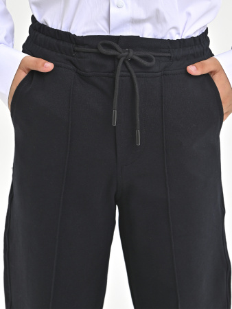 5114 Брюки д/м трик. (черный весь размерный ряд)