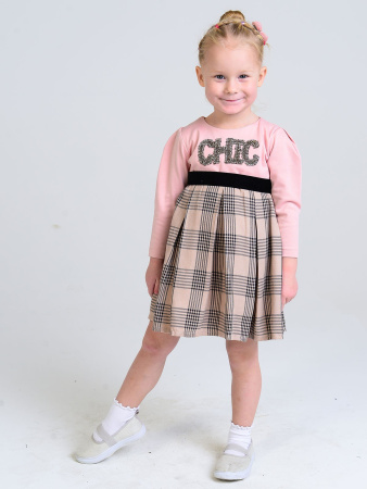 2309 Платье д/д (фрез/бежевый размер 104)