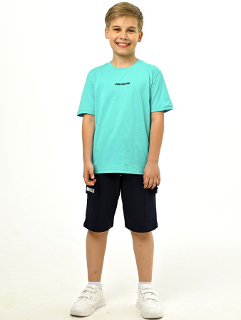 3064 Футболка д/м (изумруд 116)