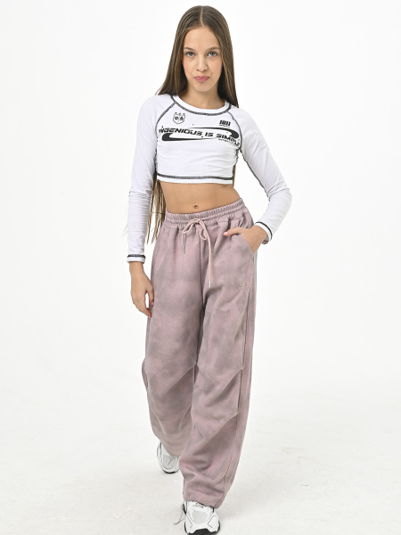 F5610-Ch Брюки д/д (темно-розовый весь размерный ряд)