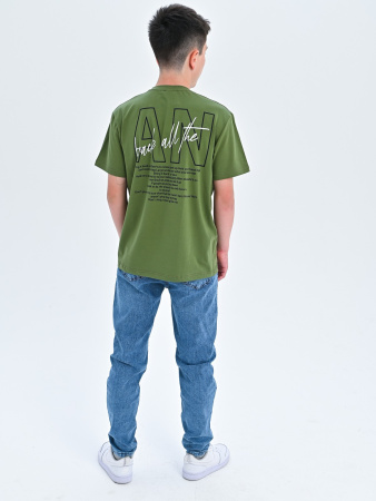 2295 Футболка д/м (хаки весь размерный ряд)