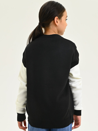 1463 Кардиган д/д (черный весь размерный ряд)