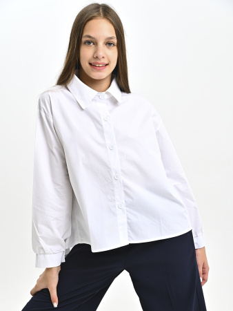 3025-Ch Блузка д/д (белый весь размерный ряд)