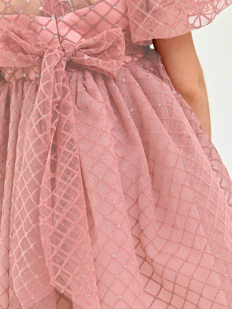 2381KG Платье д/д (розовый весь размерный ряд)